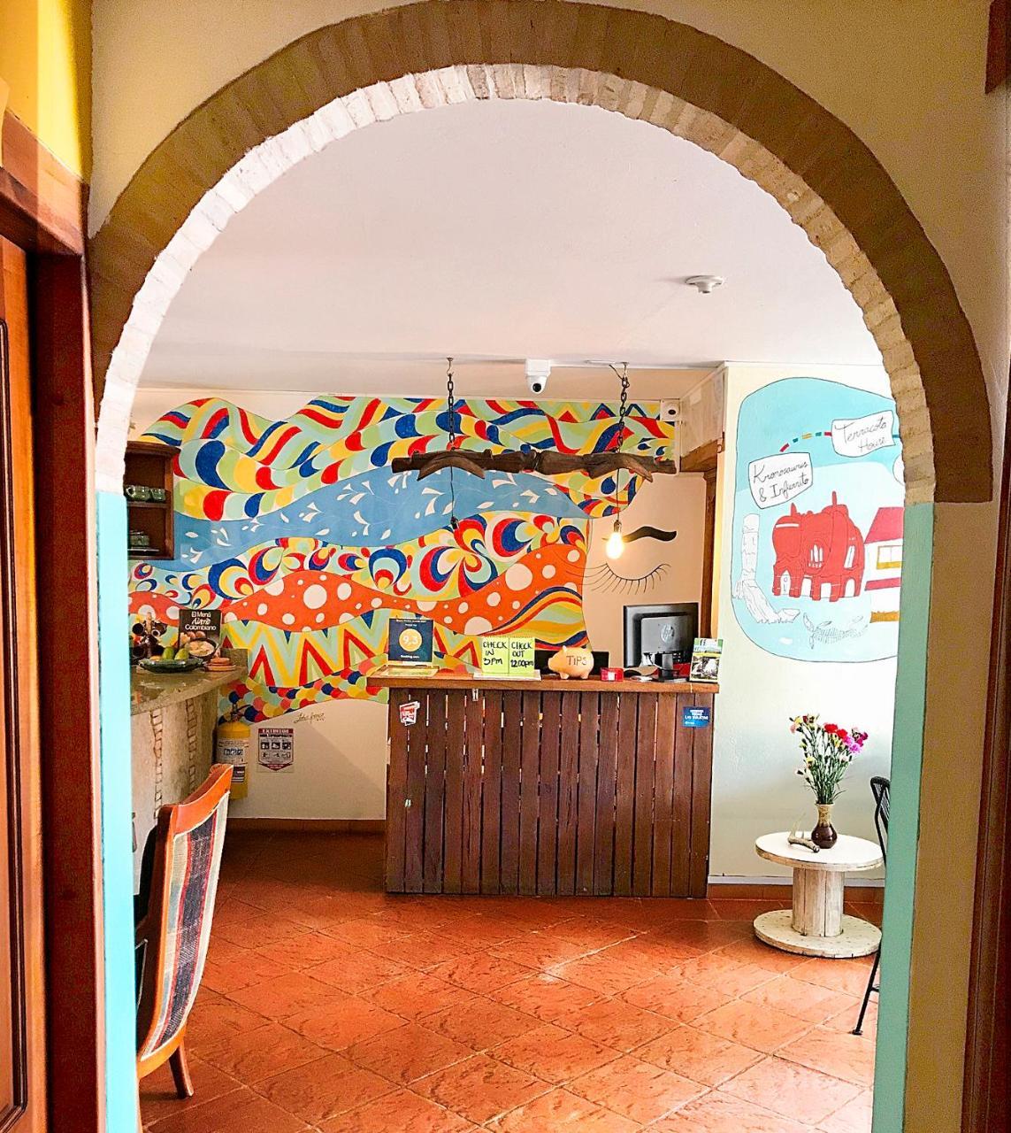 Hostal Xue Villa de Leyva Bagian luar foto